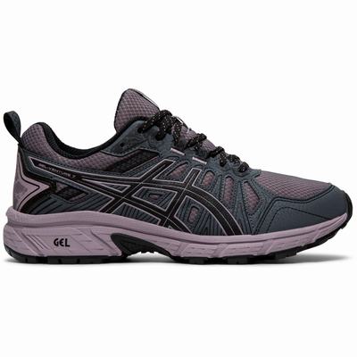 Asics Gel-Venture 7 - Naisten Juoksukengät - Harmaat/Violetit